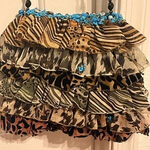 Mary Frances animal print purse FABULOUS MUST HAVE ONE OF A KIND handmade